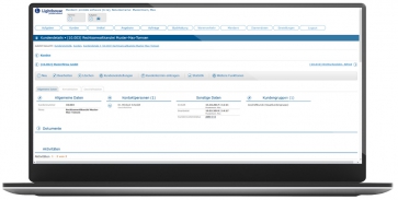 protokk software, Lighthouse-CRM / Kundendetails