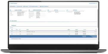 protokk software, Lighthouse-ERP / Rechnung / Details